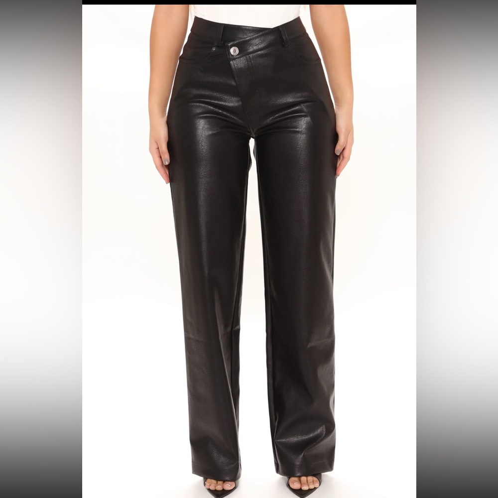 Fashion Nova - Wanna Talk To You Pants 33 - Black